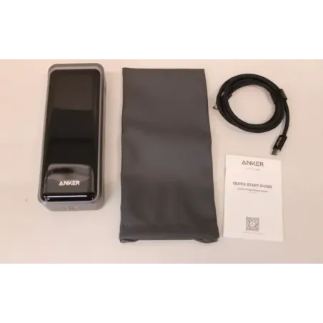 SALE OUT. Anker Prime power bank - USB, 2 x USB-C - 300 Watt 26250 mAh Black UNPACKED, SMALL SCRATCHED ON TOP EDGE
