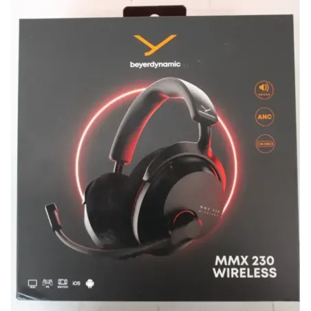 SALE OUT. Beyerdynamic MMX 230 Black Bluetooth ANC Headphones, Wireless SALE OUT. Headphones MMX 230 Bluetooth |