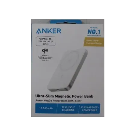 SALE OUT. Anker Power Bank MagGo 10000 mAh White DEMO