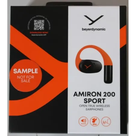 SALE OUT. Beyerdynamic AMIRON 200 Open TWS earphones with charging case and USB cable, Sport Sample DEMO Beyerdynamic