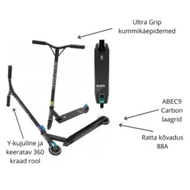 Stunt Scooter Raven Evolution Slick Color