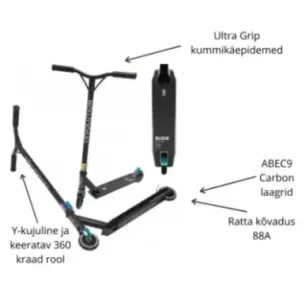 Stunt Scooter Evolution Slick Yellow