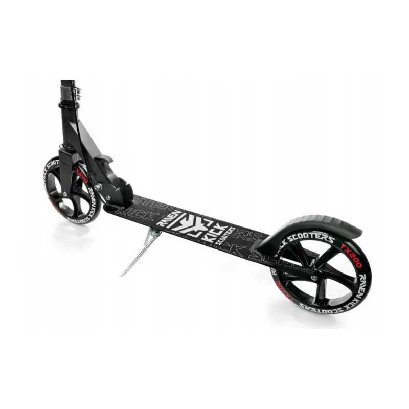 Scooter Raven Straight Black / Silver with 200mm handbrake Scooter Raven Straight Black / Silver with 200mm handbrake