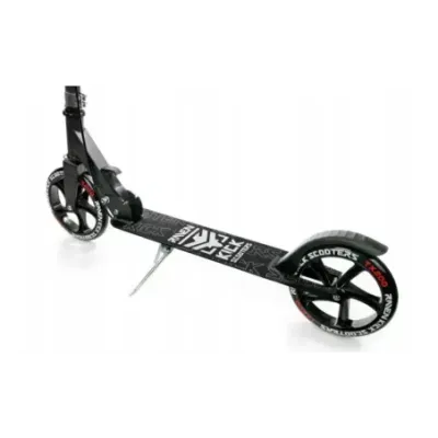 Scooter Raven Straight Black / Silver with 200mm handbrake