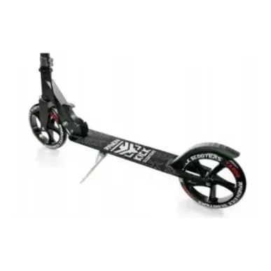 Scooter Raven Straight Black / Silver with 200mm handbrake