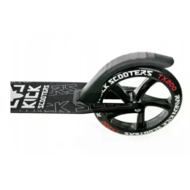Scooter Raven Straight Black / Silver with 200mm handbrake