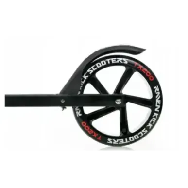 Scooter Raven Straight Black / Silver with 200mm handbrake