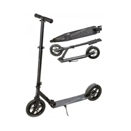 Air wheel scooter Snug Black 200mm