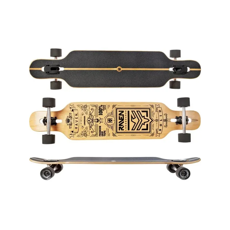Longboard Raven Solid 70mm, ABEC9