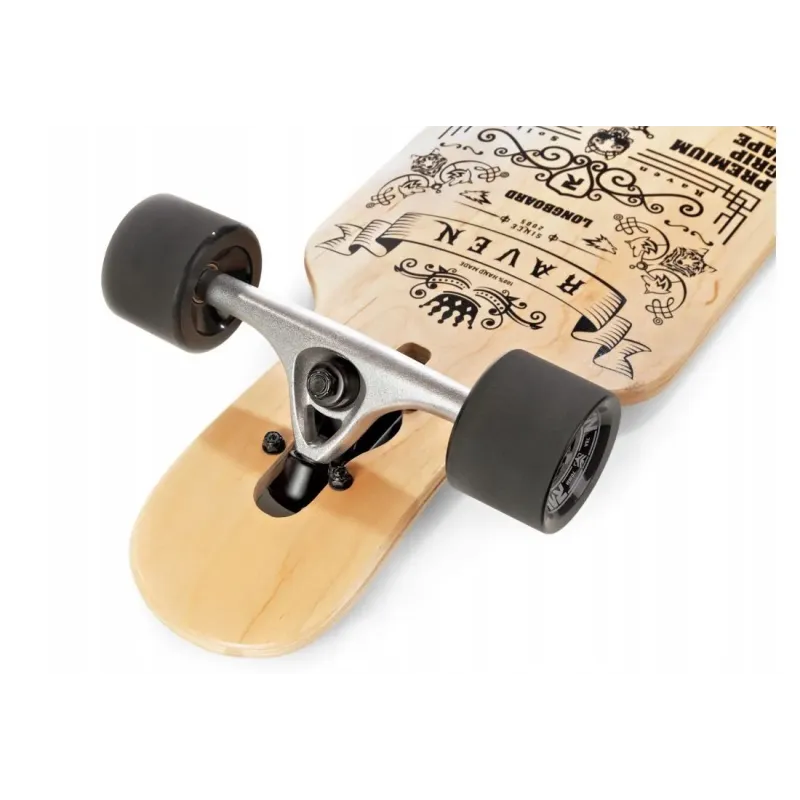 Longboard Raven Solid 70mm, ABEC9