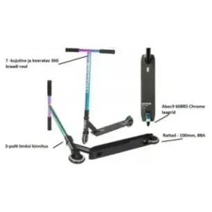 Stunt Scooter Raven Rookie Neo Chrome