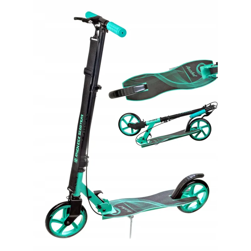 Scooter Raven Anabel 200mm handbrake Black/Mint