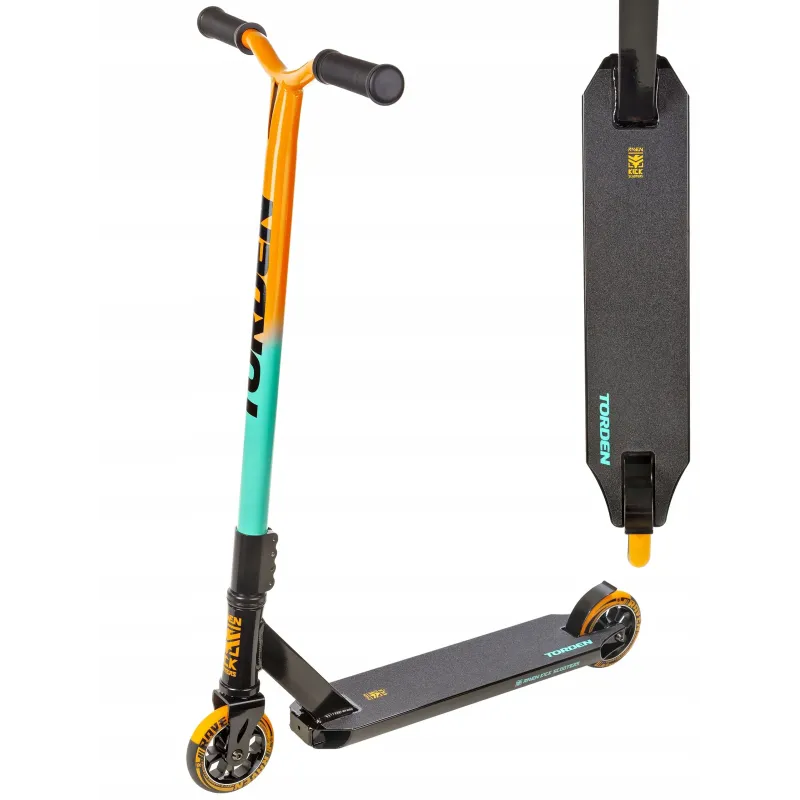 Extra strong stunt Scooter Torden orange/mint 110mm