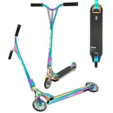 Extra strong higher stunt Scooter Raven Code Neo Chrome 120mm