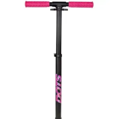 Big wheels scooter Dots 200mm Black/Pink