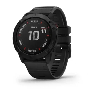 fenix 6X,Pro,Black w/Black Band,GPS Watch,EMEA