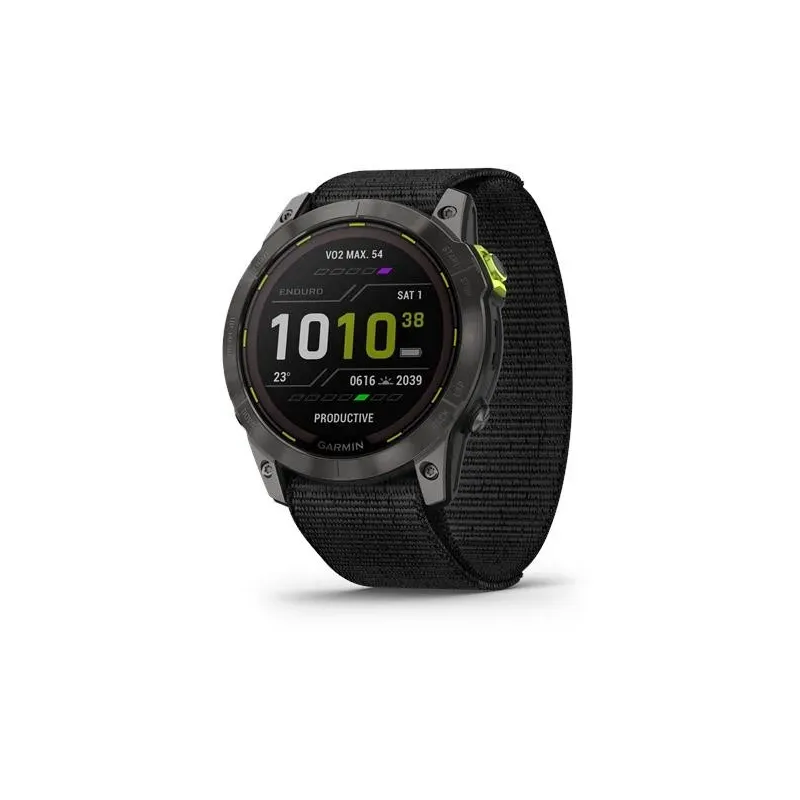 Enduro 2,Sol,Blk,CrbnGrayDLCTi w/Ultrafit Band