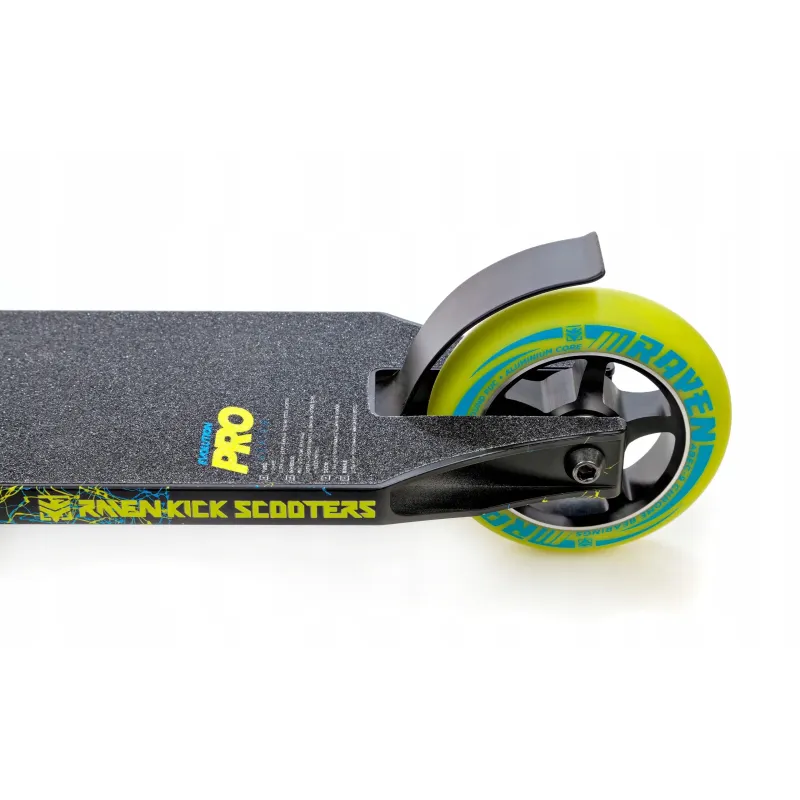 Stunt Scooter Raven Evolution Pro Blue/Lime 110mm