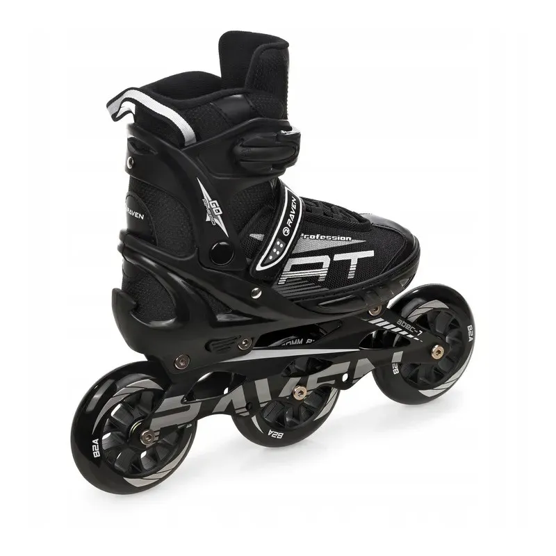 3-Wheel Skates Raven Profession BIG WHEELS Black 35-39 - 100mm (M)