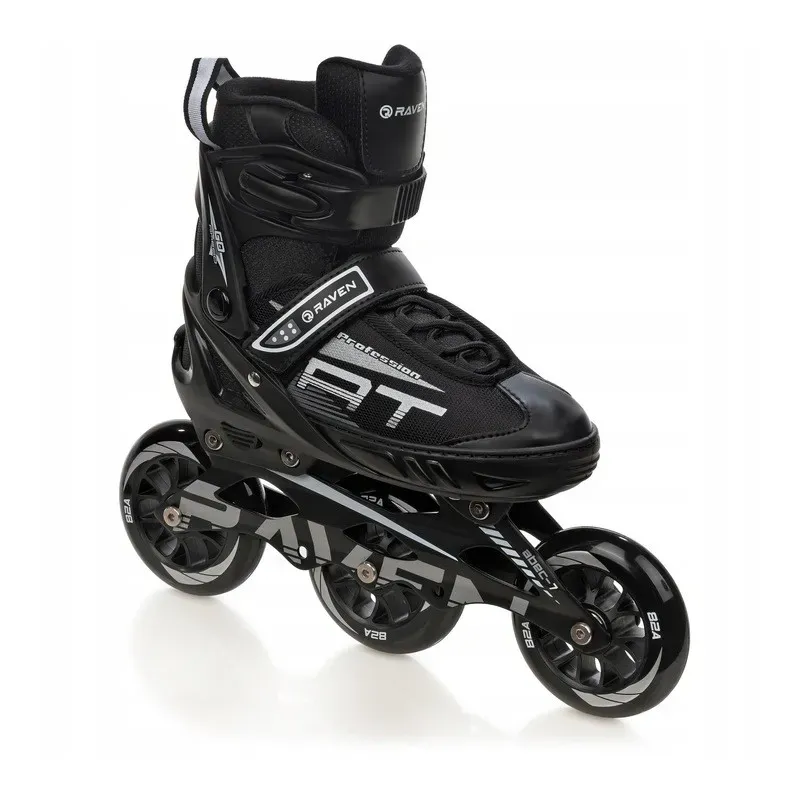 3-Wheel Skates Raven Profession BIG WHEELS Black 35-39 - 100mm (M)