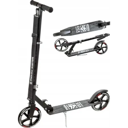 Kick Scooter Raven Straight Black/Silver 200mm