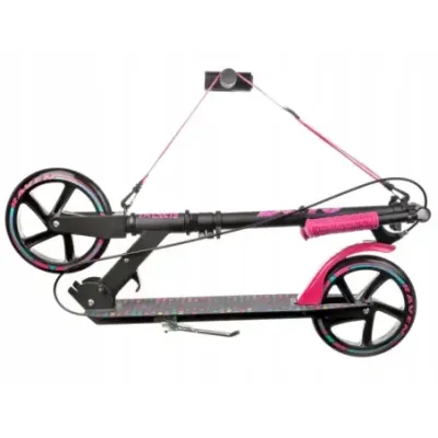 Kick Scooter with handbreak Raven Dots Black 200mm