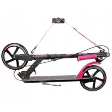 Kick Scooter with handbreak Raven Dots Black 200mm
