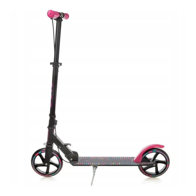 Kick Scooter with handbreak Raven Dots Black 200mm Kick Scooter with handbreak Raven Dots Black 200mm