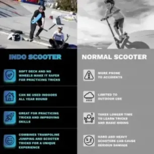 NEW! Trampoline trick scooter INDO PRO V2