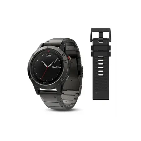 Garmin fēnix 5 Sapphire - Slate grey with metal band