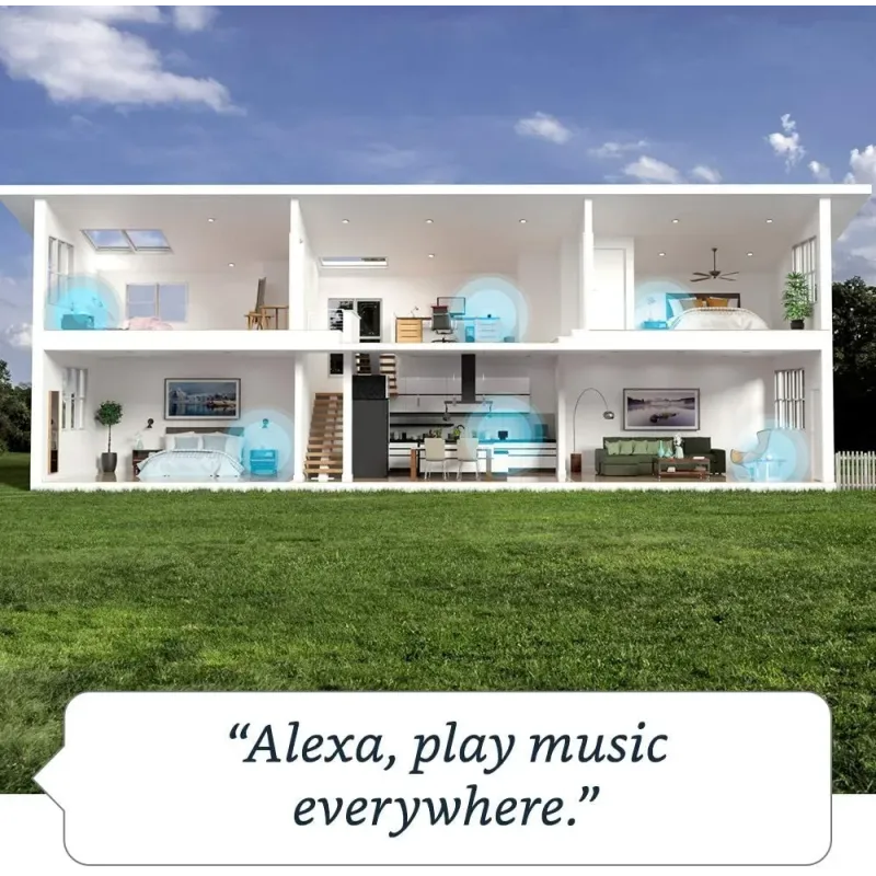 Amazon Echo Dot (4th Gen) glacier white (B7W64E) Amazon Echo Dot (4th Gen) glacier white (B7W64E)