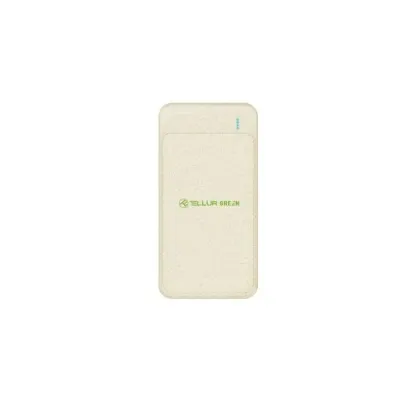 Tellur PD103 Green Power Bank 10000mAh, 2xQC3.0 + PD 18W cream