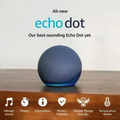 Amazon Echo Dot (5th Gen) Depp Sea Blue