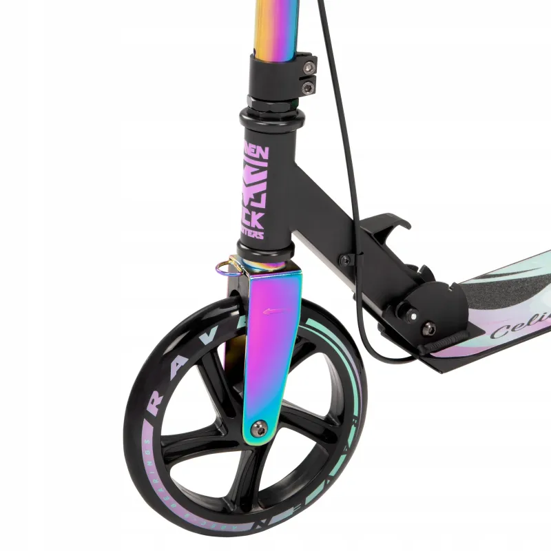Scooter Raven Celia Black 200mm handbrake