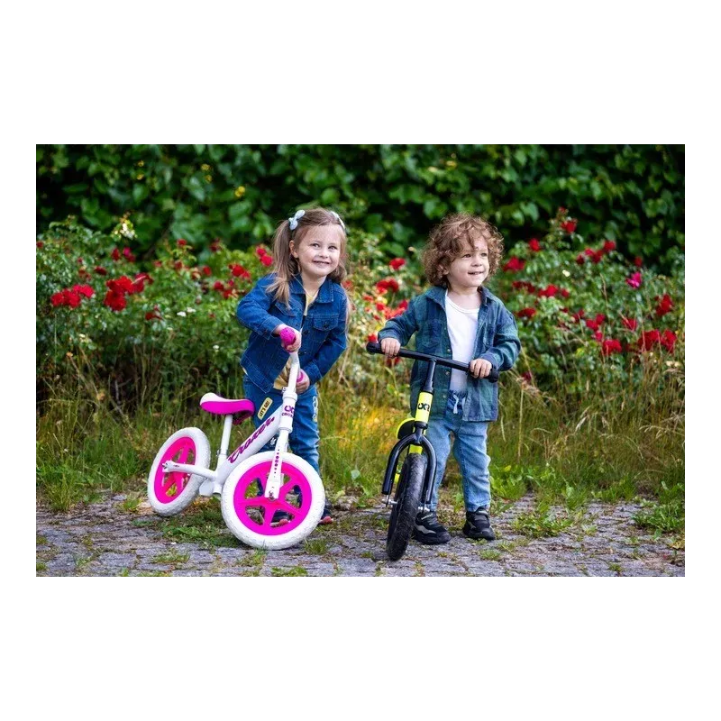 Ultralightweight Balance Bike Croxer Cadea White/Pink