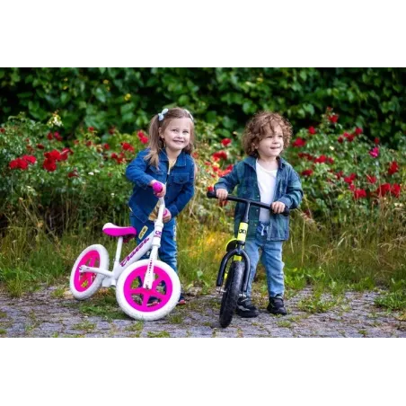 Ultralightweight Balance Bike Croxer Cadea White/Pink