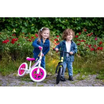 Ultralightweight Balance Bike Croxer Cadea White/Pink