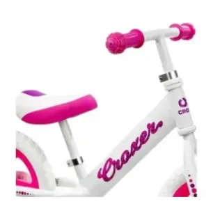 Ultralightweight Balance Bike Croxer Cadea White/Pink