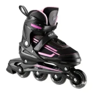 NJ19803A LED PINK SIZE. M(35-38) IN-LINE SKATES NILS EXTREME