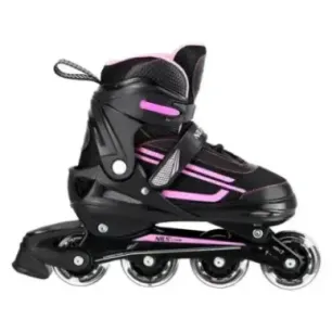 NJ19803A LED PINK SIZE. M(35-38) IN-LINE SKATES NILS EXTREME
