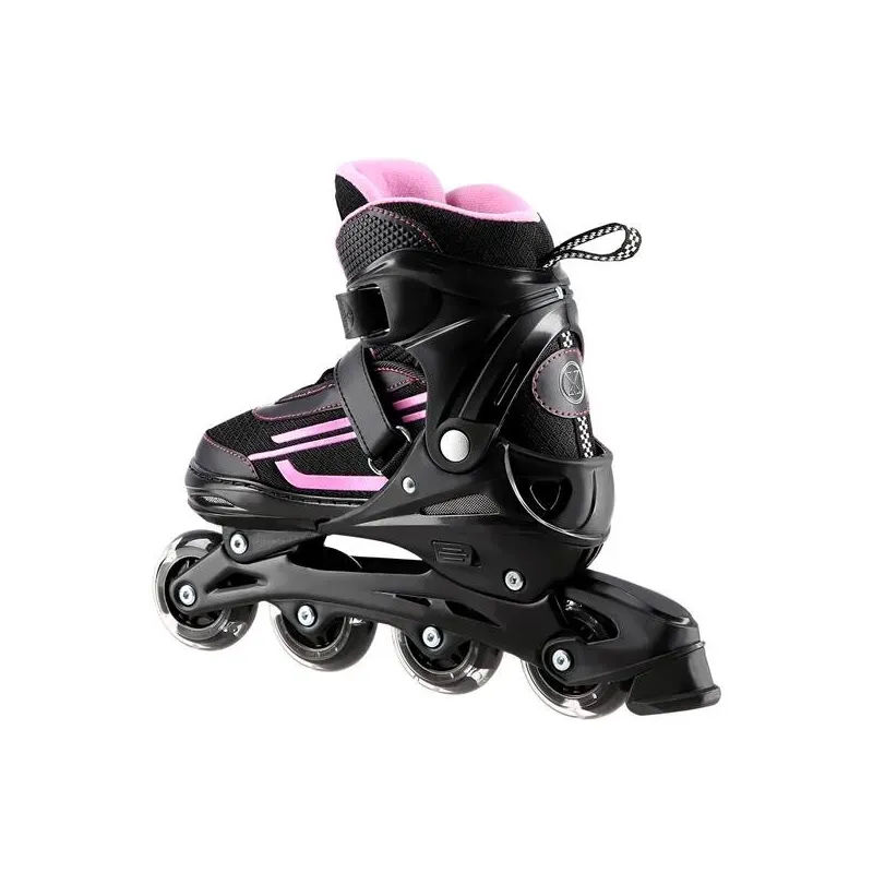 NJ19803A LED PINK SIZE. L(39-42) IN-LINE SKATES NILS EXTREME