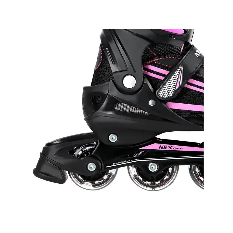 NJ19803A LED PINK SIZE. L(39-42) IN-LINE SKATES NILS EXTREME