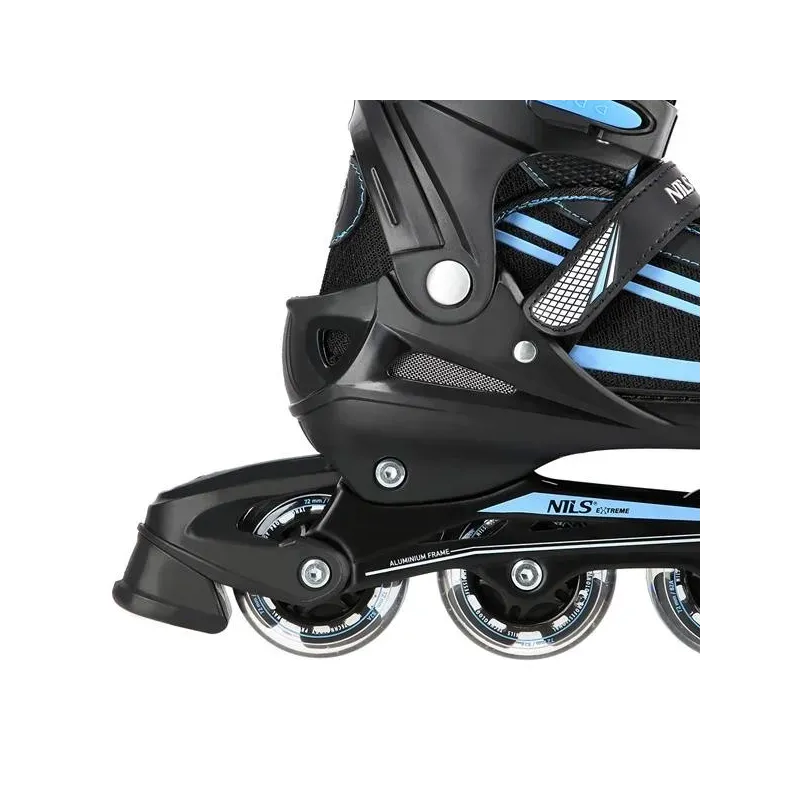 NJ19803A LED BLUE SIZE. M(35-38) IN-LINE SKATES NILS EXTREME