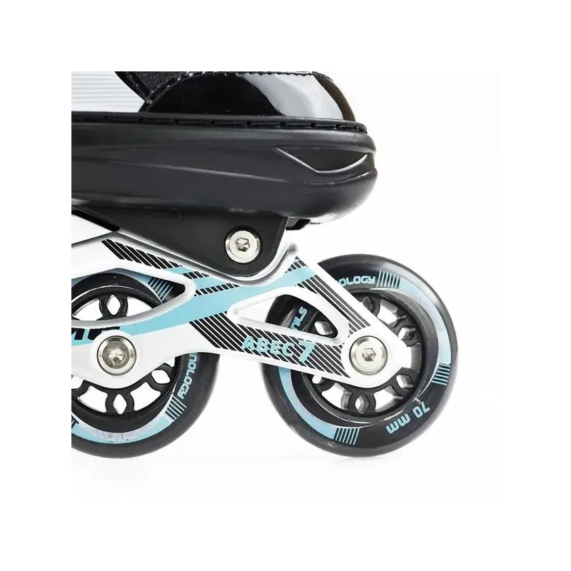 NJ1828 A BLACK SIZE M IN-LINE SKATES NILS EXTREME