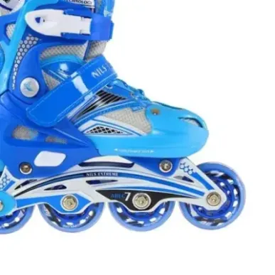 NA0326 A BLUE SIZE S (30-33) IN-LINE SKATES NILS EXTREME