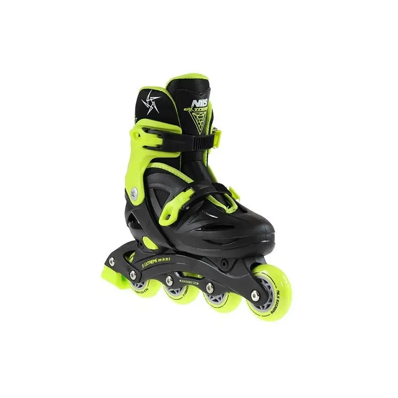 NJ/NA0321 A BLACK-LIME SIZE S (26-30) IN-LINE SKATES NILS EXTREME