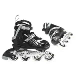 NA1123 A BLACK SIZE S (31-34) IN-LINE SKATES NILS EXTREME