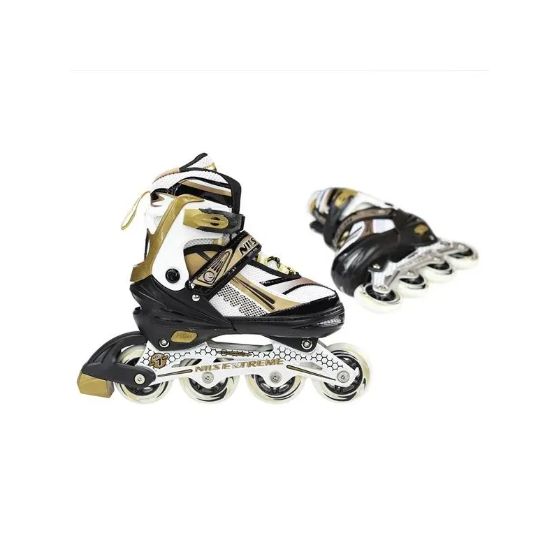 NA1123 A GOLD SIZE S (31-34) IN-LINE SKATES NILS EXTREME