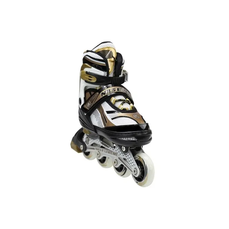 NA1123 A GOLD SIZE S (31-34) IN-LINE SKATES NILS EXTREME