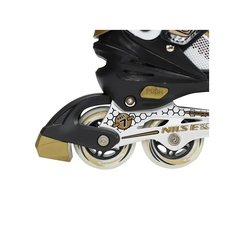 NA1123 A GOLD SIZE L (39-42) IN-LINE SKATES NILS EXTREME